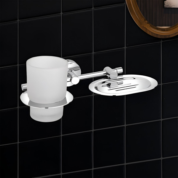 TR9130 Zeal Soap Dish and Tumbler Holder - Chrome