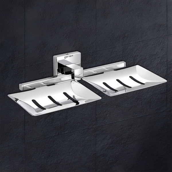 TR9149 Krizlo Double Soap Dish - Chrome
