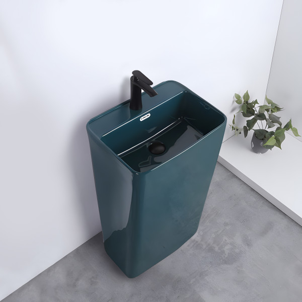 Binny Green - Ceramic Pedestal Free Standing Wash Basin
