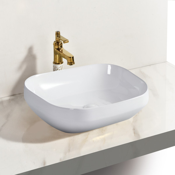 Camryla White - Tabletop Ceramic Designer Washbasin